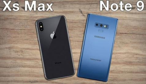Сравнение iPhone XS Max и Note 9