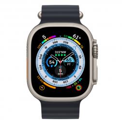 Apple Watch Ultra 49mm Midnight ocean band / Titanium Case