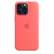 Чехол iPhone 15 Pro Max Silicone Case with MagSafe - Guava