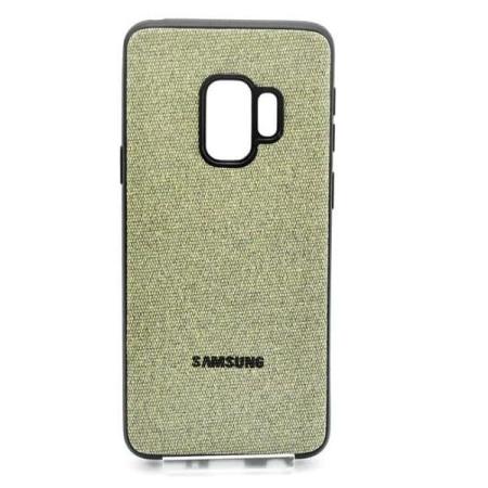 Чехол силиконовый Original (силикон, джинса) для Samsung S9 в золотом цвете