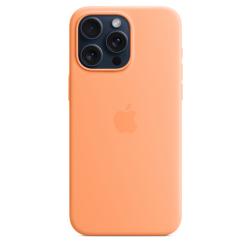 Чехол iPhone 15 Pro Max Silicone Case with MagSafe - Orange Sorbet