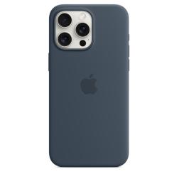 Чехол iPhone 15 Pro Max Silicone Case with MagSafe - Storm Blue
