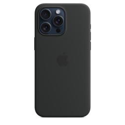 Чехол iPhone 15 Pro Max Silicone Case with MagSafe - Black