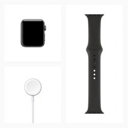 Apple Watch Series 3 38mm GPS Space Gray Aluminum Case with Gray Sport Band