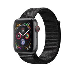 Apple Watch Space Gray Series 4 40mm GPS+Cellular Aluminum Case with Black Sport Loop