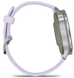 Умные часы Garmin Venu 4 41mm, Silver with Periwinkle Silicone (010-03013-41) HK