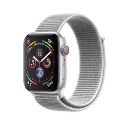 Apple Watch Silver  Series 4 44mm GPS+Cellular Aluminum Case with Seashell Sport Loop