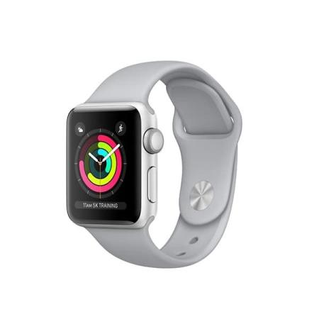 Apple Watch Series 3 42mm GPS Silver Aluminum Case with Fog Sport Band