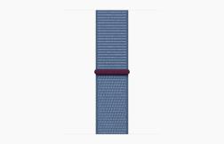 Apple Watch Series 9 41mm Silver Aluminum Case with Winter Blue Sport Loop