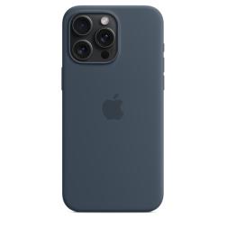 Чехол iPhone 15 Pro Max Silicone Case with MagSafe - Storm Blue