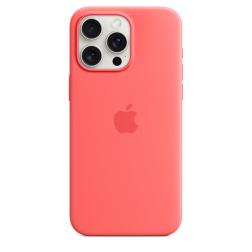 Чехол iPhone 15 Pro Max Silicone Case with MagSafe - Guava
