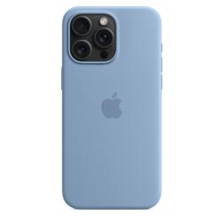 Чехол iPhone 15 Pro Max Silicone Case with MagSafe - Winter Blue