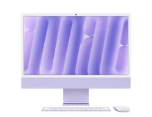 Моноблок Apple iMac 24 Retina 4,5K (M4, 10C CPU/10C GPU, 2024), 16 Гб, 512 Гб SSD, фиолетовый (MWV73)