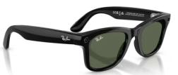Умные очки Ray Ban Meta Wayfarer (Gen2) RW4012, Shiny Black/G15 Green (8056262721346)