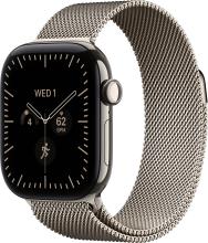 Apple Watch Series 12 46mm Natural Titanium Case with Milanese Loop Natural (M/L)