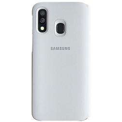 Чехол книжка для Wallet Cover для Samsung A40 (белый)
