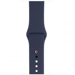 Apple Watch Series 1 42mm Rose Gold Aluminum Case with Midnight Blue Sport Band