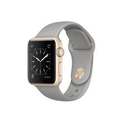 Apple Watch Series 2 38mm Gold Aluminum Case with Concrete Sport Band