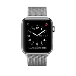 Apple Watch Series 2 42mm Stainless Steel Case with Milanese Loop