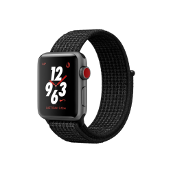 Apple Watch Series 3 38mm GPS+Cellular Space Gray Aluminum Case with Dark Olive Sport Loop