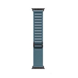 Apple Watch Ultra 3 (2025) 49mm Black Titanium Case with Light Blue Alpine Loop