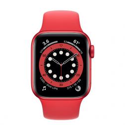 Apple Watch 6 44mm GPS Red Aluminum Case with Red Sport Band