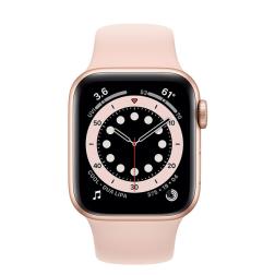 Apple Watch 6 44mm GPS Gold Aluminum Case with Rose Gold Sport Band