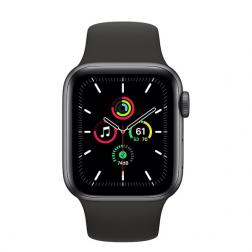 Apple Watch SE 40mm GPS Space Gray Aluminum Case with Black Sport Band