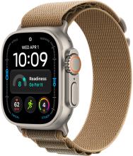 Apple Watch Ultra 4 (2026) 49mm Natural Titanium Case with Desert Alpine Loop Large