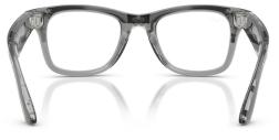 Умные очки Ray Ban Meta Wayfarer (Gen2) RW4012, Shiny Transp.Grey/Transitions Sapphire (8056262909898)