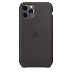 Силиконовый чехол для iPhone 11 Pro, чёрный
