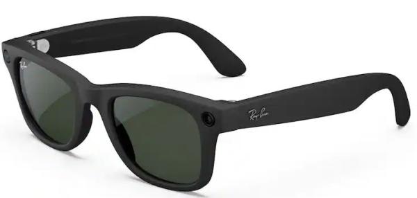 Умные очки Ray Ban Wayfarer RW4008 155-53 Matte Black/Transitions Graphite Green (8056262326831)