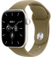 Умные часы Apple Watch Series 12 42mm Pearl White Ceramic Case with Sport Band Olive