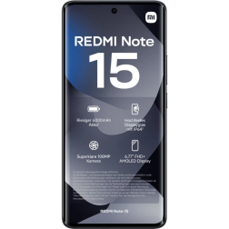 Смартфон Redmi Note 15 4G 8/128Гб, черный
