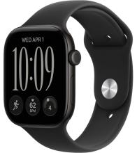 Apple Watch Series 12 46mm Black Aluminum Case with Sport Band Black