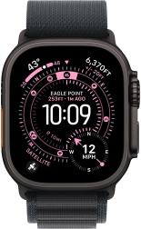 Apple Watch Ultra 3 (2025) 49mm Black Titanium Case with Black Alpine Loop Medium