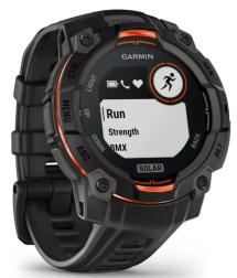 Смарт-часы Garmin Instinct 3 45 mm Solar, Black with Black Band (010-02934-00)
