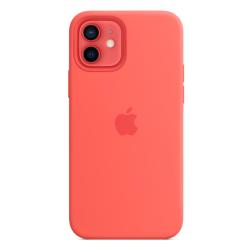 Силиконовый чехол MagSafe для iPhone 12 Pro/iPhone 12, цвет «розовый цитрус»