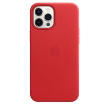 Кожаный чехол MagSafe для iPhone 12 Pro Max, (PRODUCT)RED