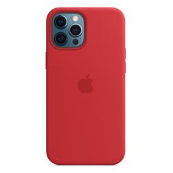 Силиконовый чехол MagSafe для iPhone 12 Pro Max, красный цвет (PRODUCT)RED