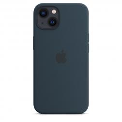 Силиконовый чехол MagSafe для iPhone 13, цвет «синий омут»