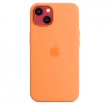 Силиконовый чехол MagSafe для iPhone 13 mini, цвет «весенняя мимоза»