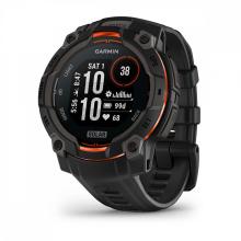 Умные часы Garmin Instinct 3 45mm Solar, черный с черным ремешком (010-02934-40)