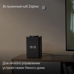 Умная колонка Яндекс Станция Макс с Алисой, с Zigbee, черный, 65Вт (YNDX-00052K)