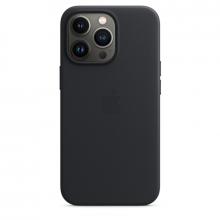 Кожаный чехол MagSafe для iPhone 13 Pro Max, цвет «тёмная ночь»