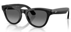 Умные очки Ray-Ban Meta Skyler (Gen2) RW4014 Shiny Black / Polar Gradient Graphite Размер S52 (M)