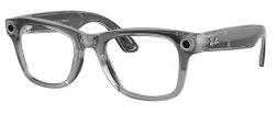 Умные очки Ray Ban Meta Wayfarer (Gen2) RW4012, Shiny Transp.Grey/Transitions Sapphire (8056262909898)