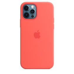 Силиконовый чехол MagSafe для iPhone 12 и iPhone 12 Pro, цвет «розовый цитрус»