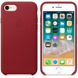 Кожаный чехол для iPhone 7 Red