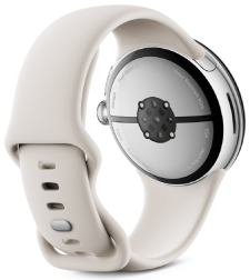 Смарт-часы Google Pixel Watch 3 45mm Polished Silver Aluminum Case/Porcelain Active Band